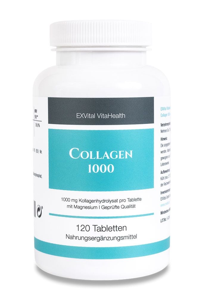 Collagen 1000 mg hydrolysat, 120 Tabletten
