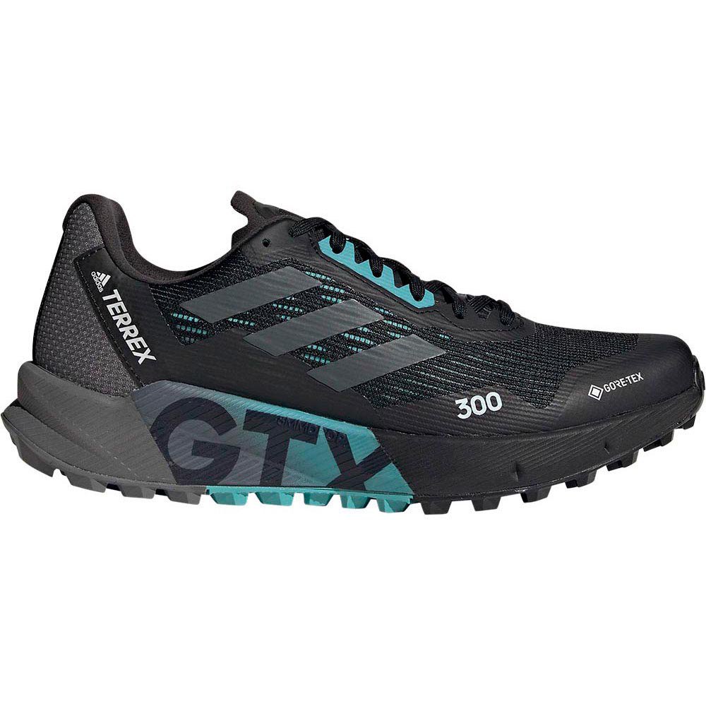 Adidas Terrex Agravic Flow 2 Goretex Trail Running Shoes Nero