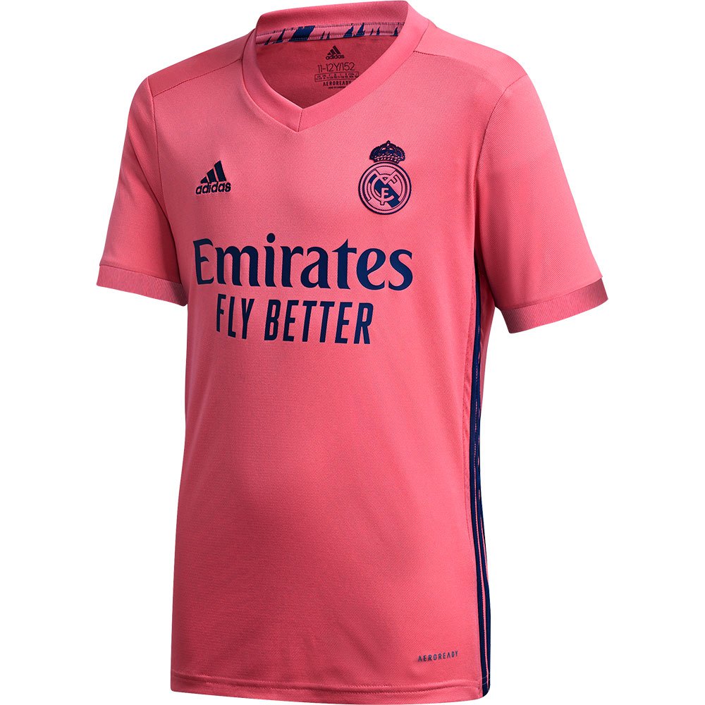 Adidas Camiseta Real Madrid Segunda Equipación 20/21 Júnior Spring Pink