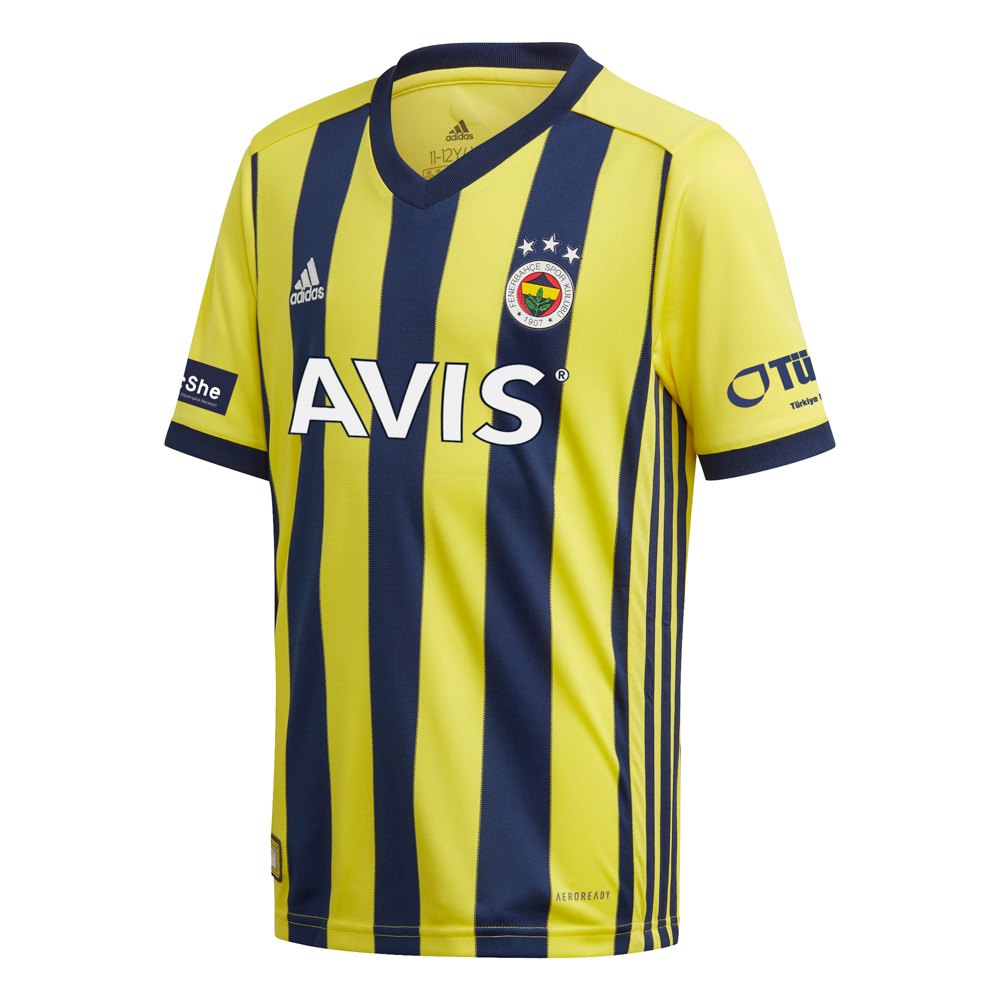 Adidas Camiseta Fenerbahçe Primera Equipación 20/21 Bright Yellow / Dark Blue