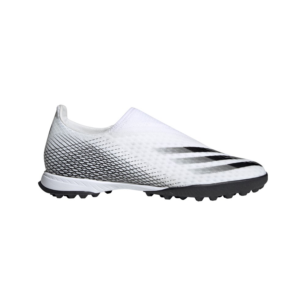 Adidas Botas Fútbol X Ghosted .3 Laceless Tf Ftwr White / Core Black / Ftwr White