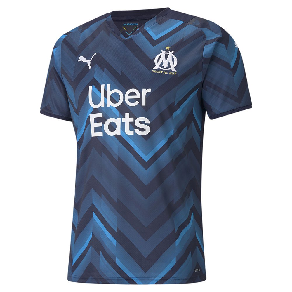 Puma Olympique Marseilleegunda Equipación 21/22 Peacoat / Bleu Azur