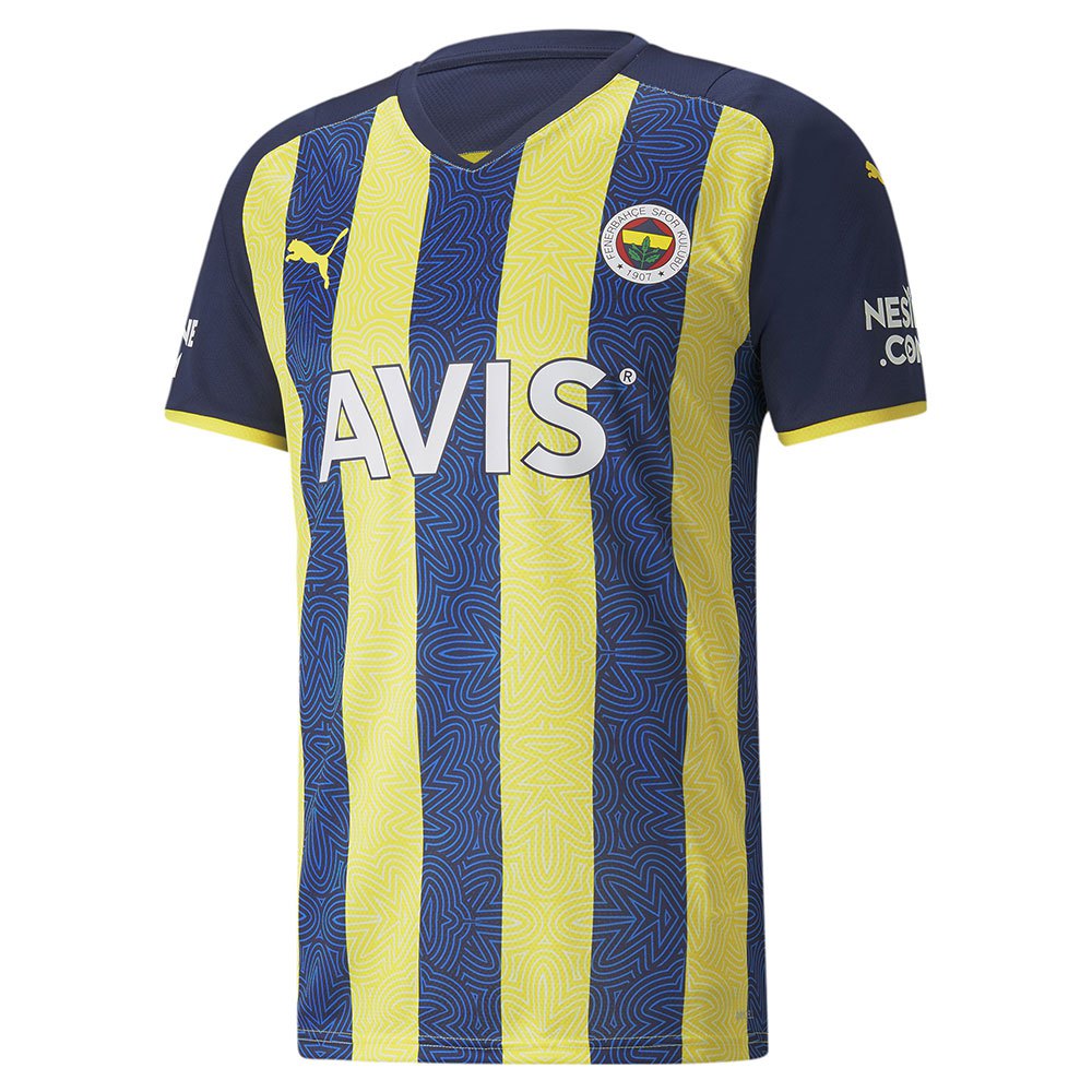 Puma Camiseta Fenerbahçek Primera Equipación 21/22 Blazing Yellow / Medieval Blue