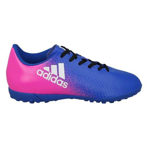 Adidas Botas Futbol X 164 Tf White / Pink / Blue