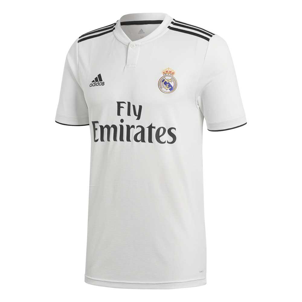 Adidas Camiseta Real Madrid Primera Equipación 18/19 Core White / Black