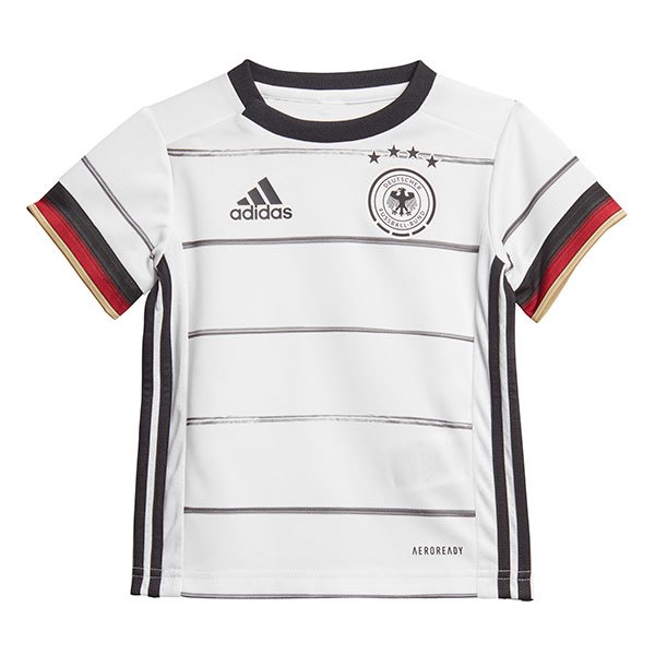 Adidas Conjunto Alemania Primera Equipación Mini 2020 White / Black