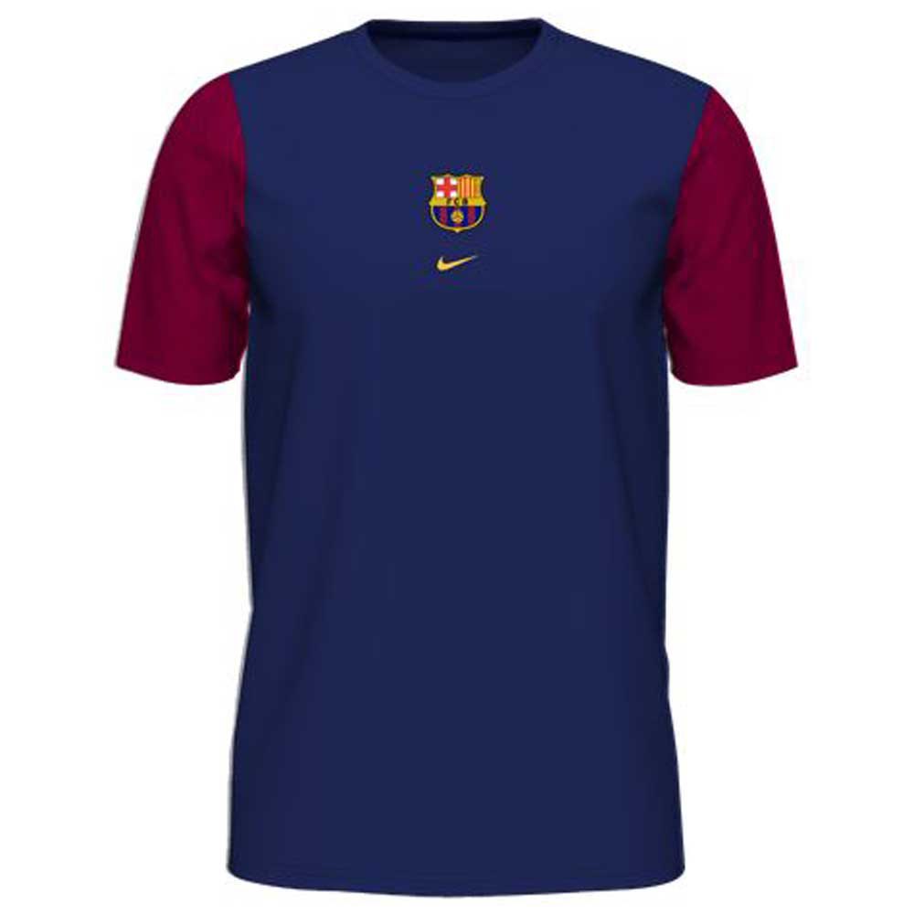 Nike Camiseta Fc Barcelona 20/21 Junior 10-12 Years Deep Royal Blue / Noble Red