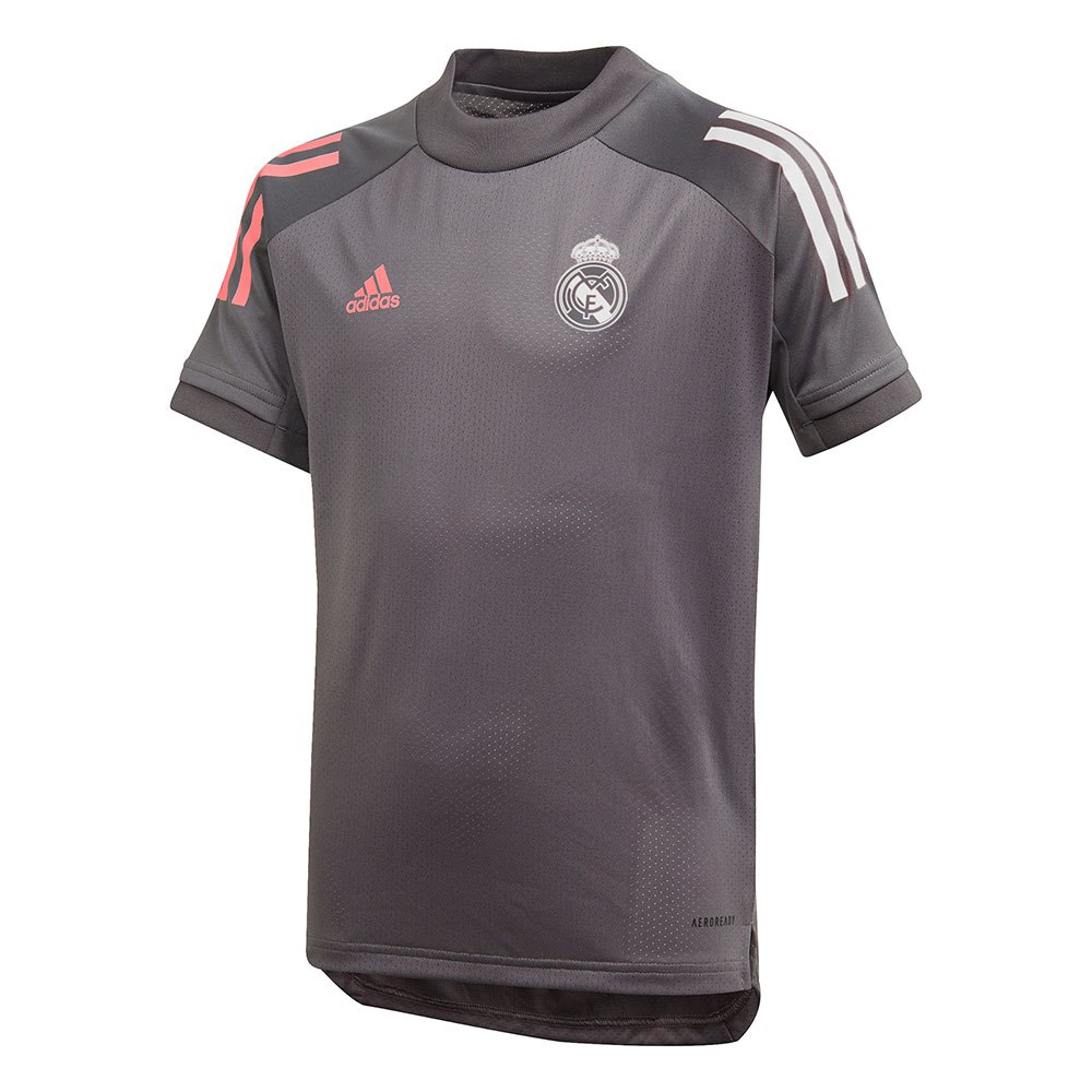 Adidas Camiseta Real Madrid Entrenamiento 20/21 Junior Grey Five