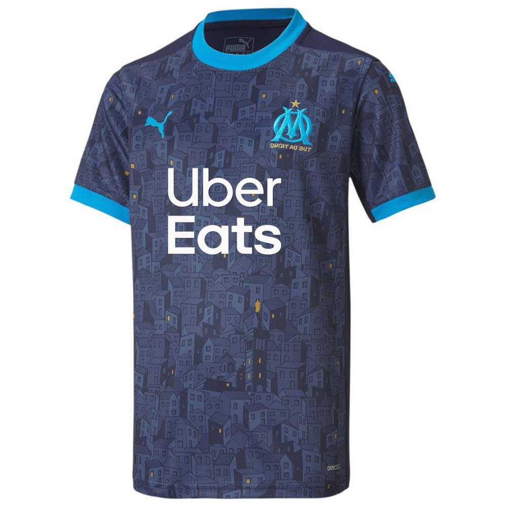 Puma Camiseta Olympique Marseille Segunda Equipación 20/21 Júnior Peacoat / Bleu Azur