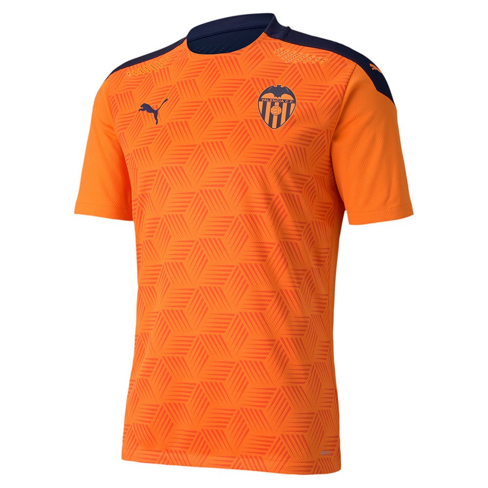 Puma Camiseta Valencia Cf Segunda Equipación 20/21 Vibrant Orange / Peacoat
