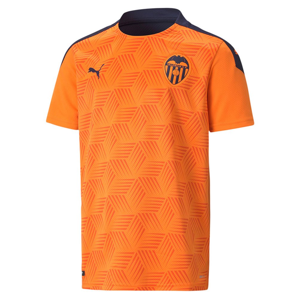 Puma Camiseta Valencia Cf Segunda Equipación 20/21 Júnior Vibrant Orange / Peacoat