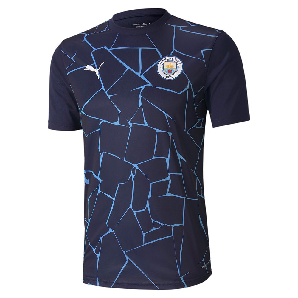Puma Camiseta Manchester City Fc Stadium 20/21 Peacoat / Teamight Blue