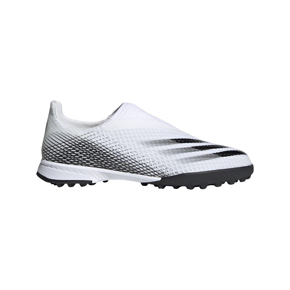 Adidas Botas Fútbol X Ghosted.3 Laceless Tf Ftwr White / Core Black / Ftwr White