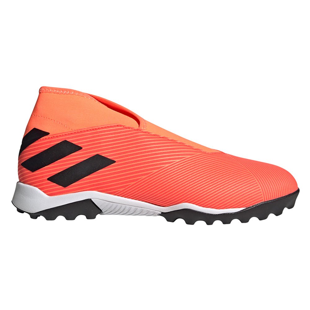 Adidas Botas Fútbol Nemeziz 19.3 Laceless Tf Signal Coral / Core Black / Solar Red