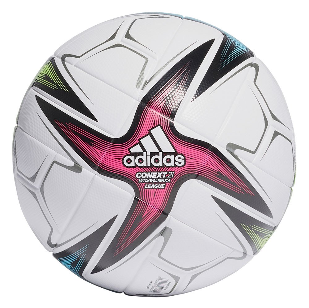 Adidas Balón Fútbol Austrian Bundesliga 21 League 5 White / Black / Shock Pink / Signal Green