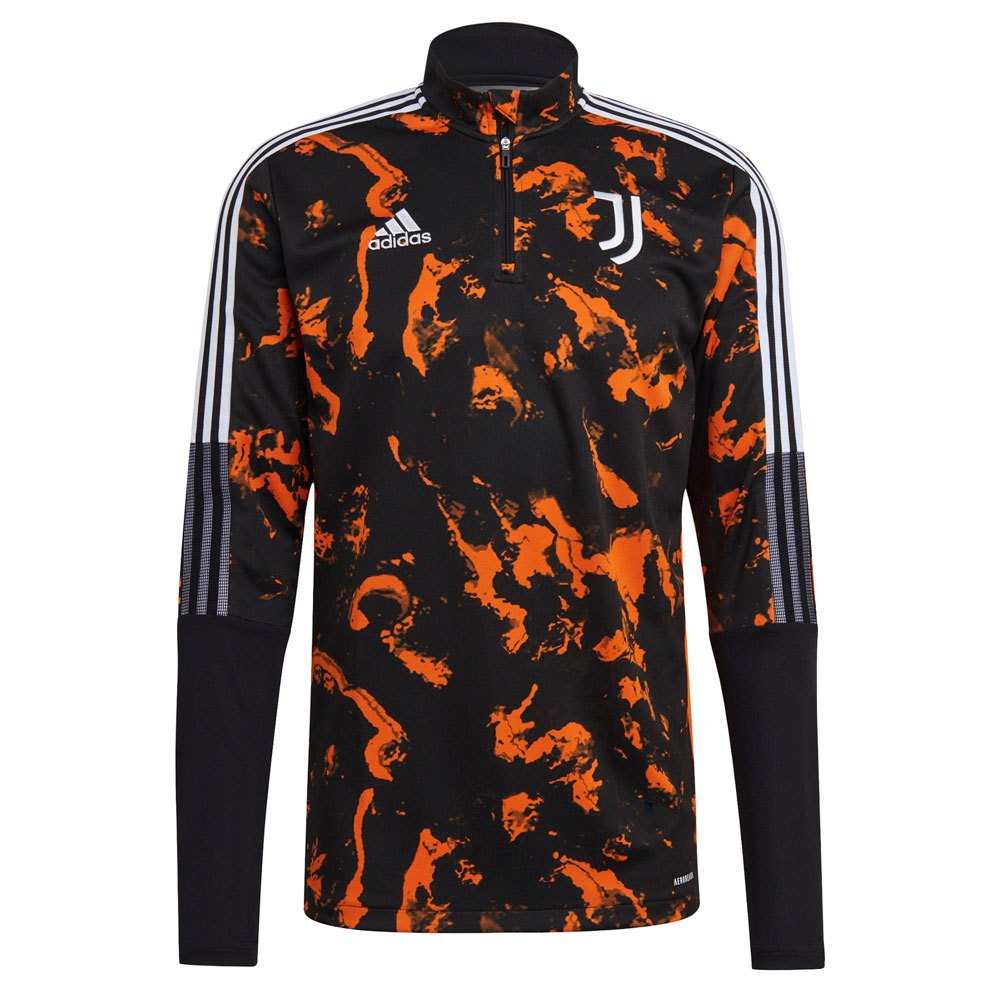 Adidas Camiseta Juventus Graphic 21/22 Black / Bahia Orange