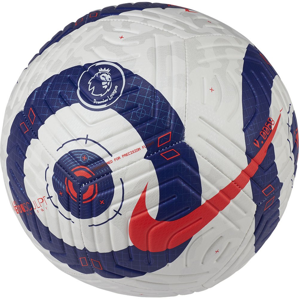 Nike Balón Fútbol Premier League Strike 20/21 5 White / Blue / Laser Crimson