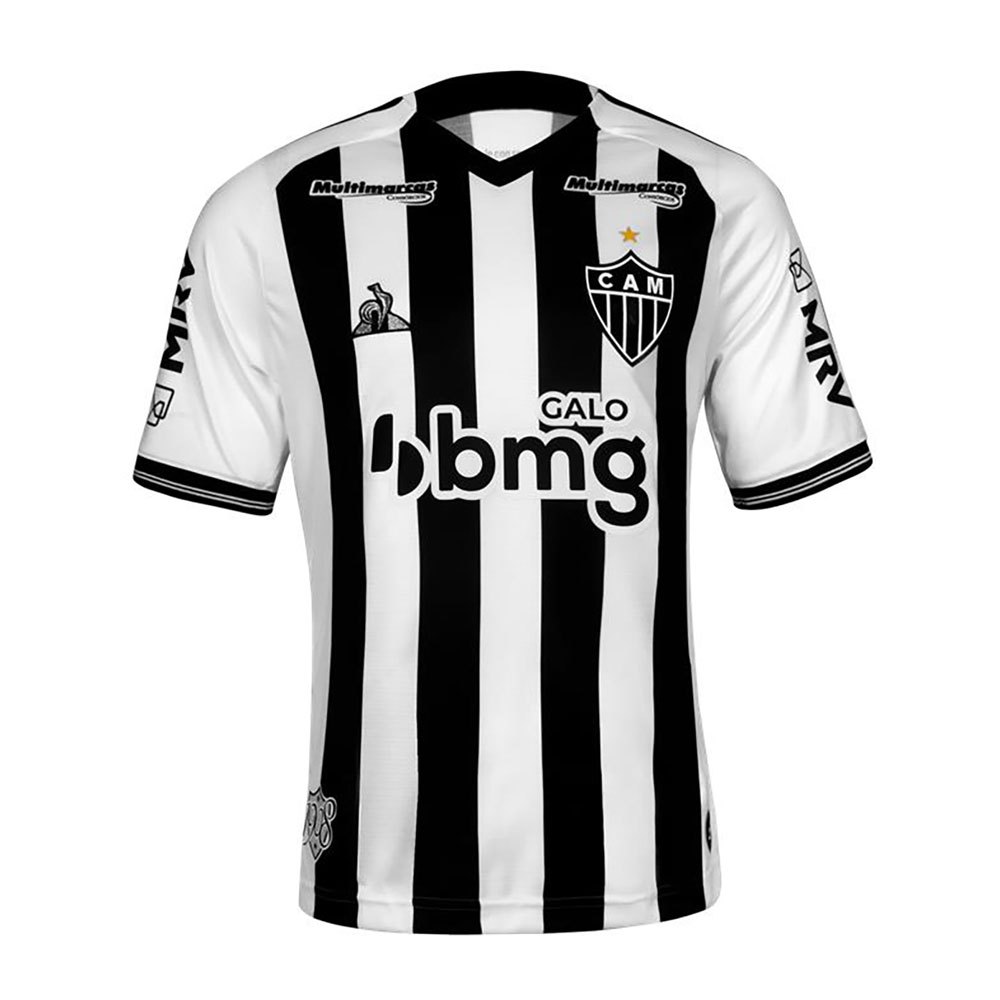 Le Coq Sportif Camiseta Club Atletico Mineiro Primera Equipación 2021 Black / New Optical White