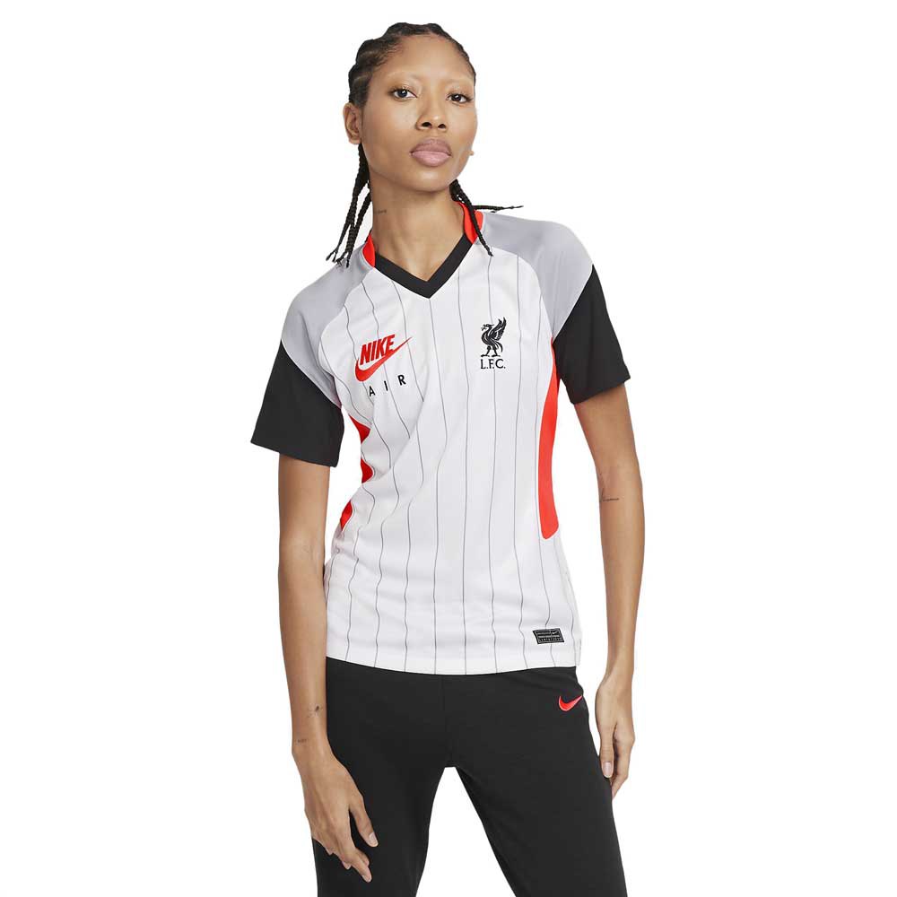 Nike Camiseta Liverpool Fctadium Air Max 20/21 White / Laser Crimson / Wolf Grey / Black