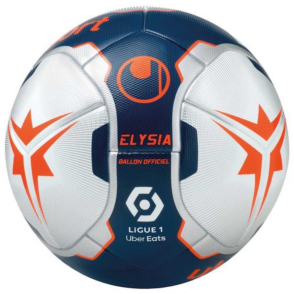 Uhlsport Balón Fútbol Elysia Ligue 1 Uber Eats 20/21 5 Navy / Silver / Fluo Orange