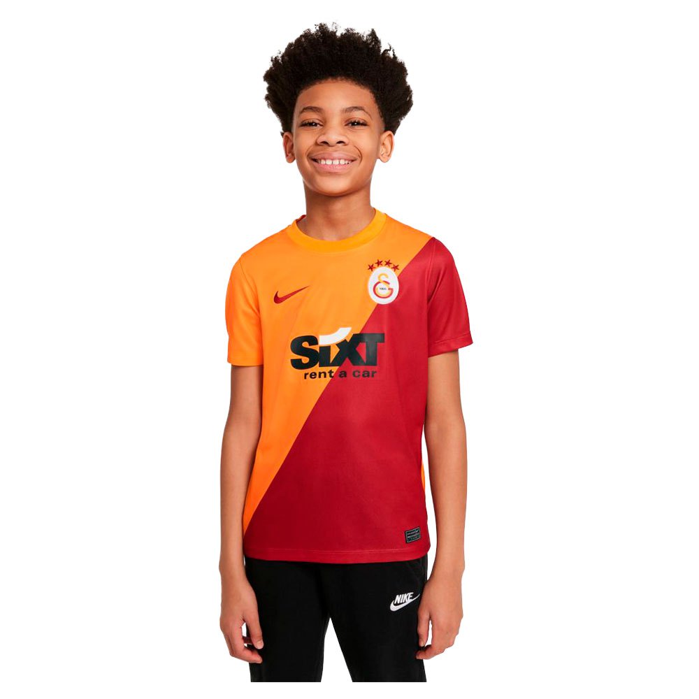 Nike Camiseta Galatasaray Primera Equipación 21/22 Junior 12-13 Years Vivid Orange / Pepper Red / Pepper Red
