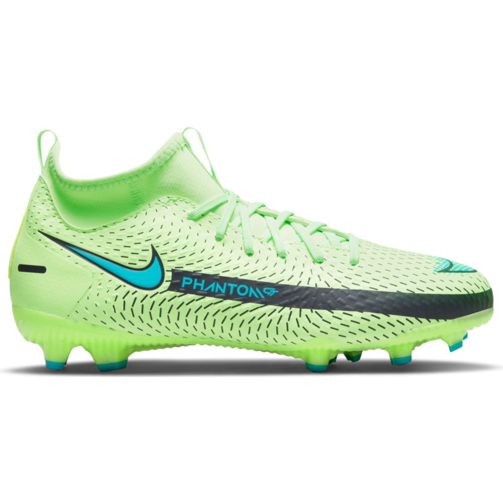 Nike Botas Fútbol Phantom Gt Academy Df Fg/mg Lime Glow / Aquamarine