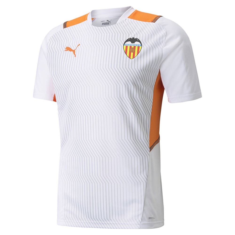 Puma Camiseta Manga Corta Valencia Cf Training 21/22 Puma White / Vibrant Orange