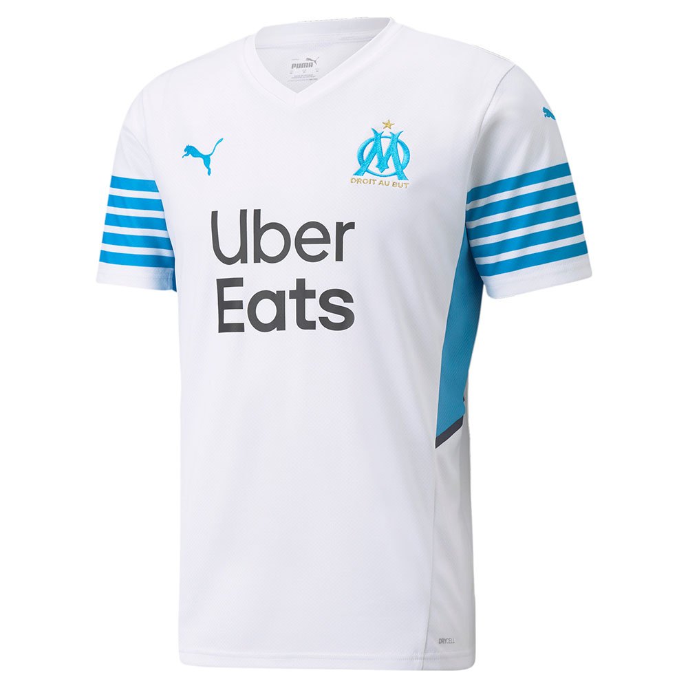 Puma Camiseta Olympique Marseille Primera Equipación 21/22 Puma White / Bleu Azur