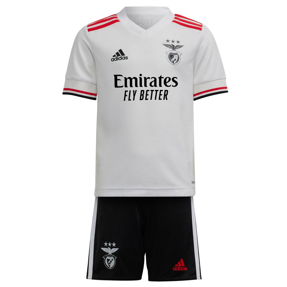 Adidas Mini Kit Sl Benfica 21/22 Segunda Equipación Junior White