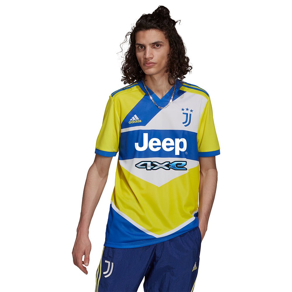 Adidas Camiseta Manga Corta Juventus 21/22 Tercera Equipación Shock Yellow / Hi-Res Blue S18