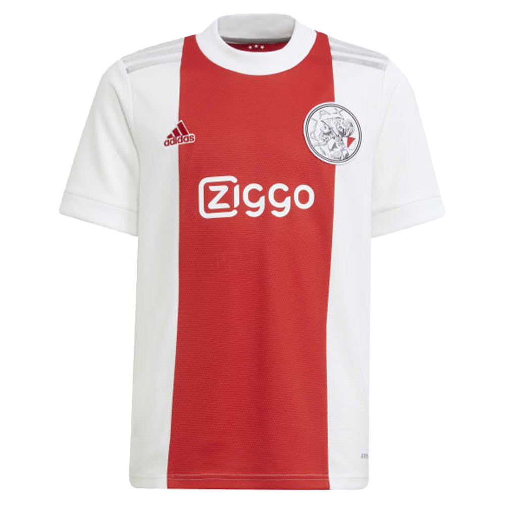 Adidas Camiseta Manga Corta Ajax 21/22 Primera Equipación Junior White / Team Colleg Red