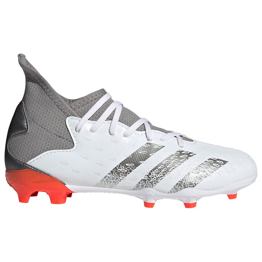 Adidas Botas Futbol Predator Freak.3 Fg Ftwr White / Iron Metalic / Solar Red 1