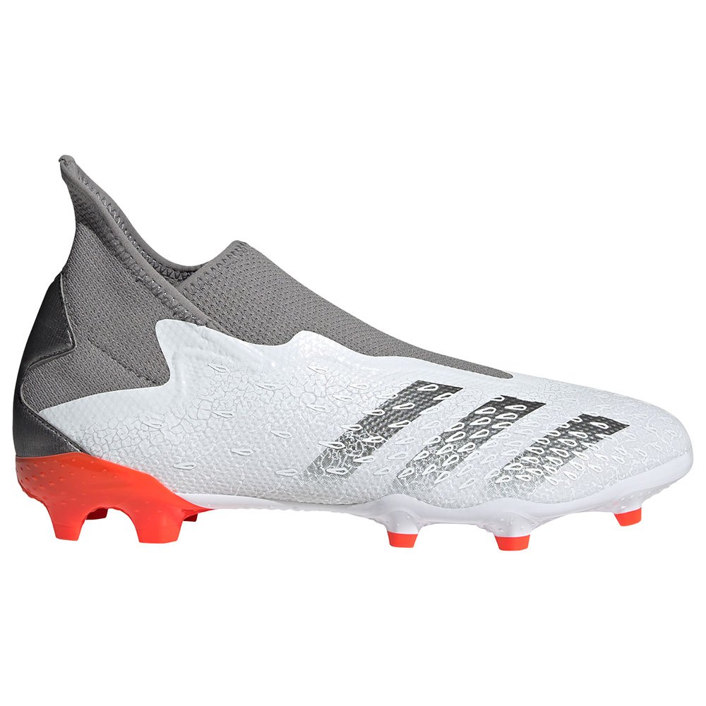 Adidas Botas Futbol Predator Freak.3 Ll Fg Ftwr White / Iron Metalic / Solar Red