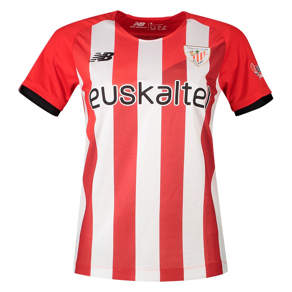 New Balance Camiseta Manga Corta Athletic Club Bilbao 21/22 Mujer Red / White