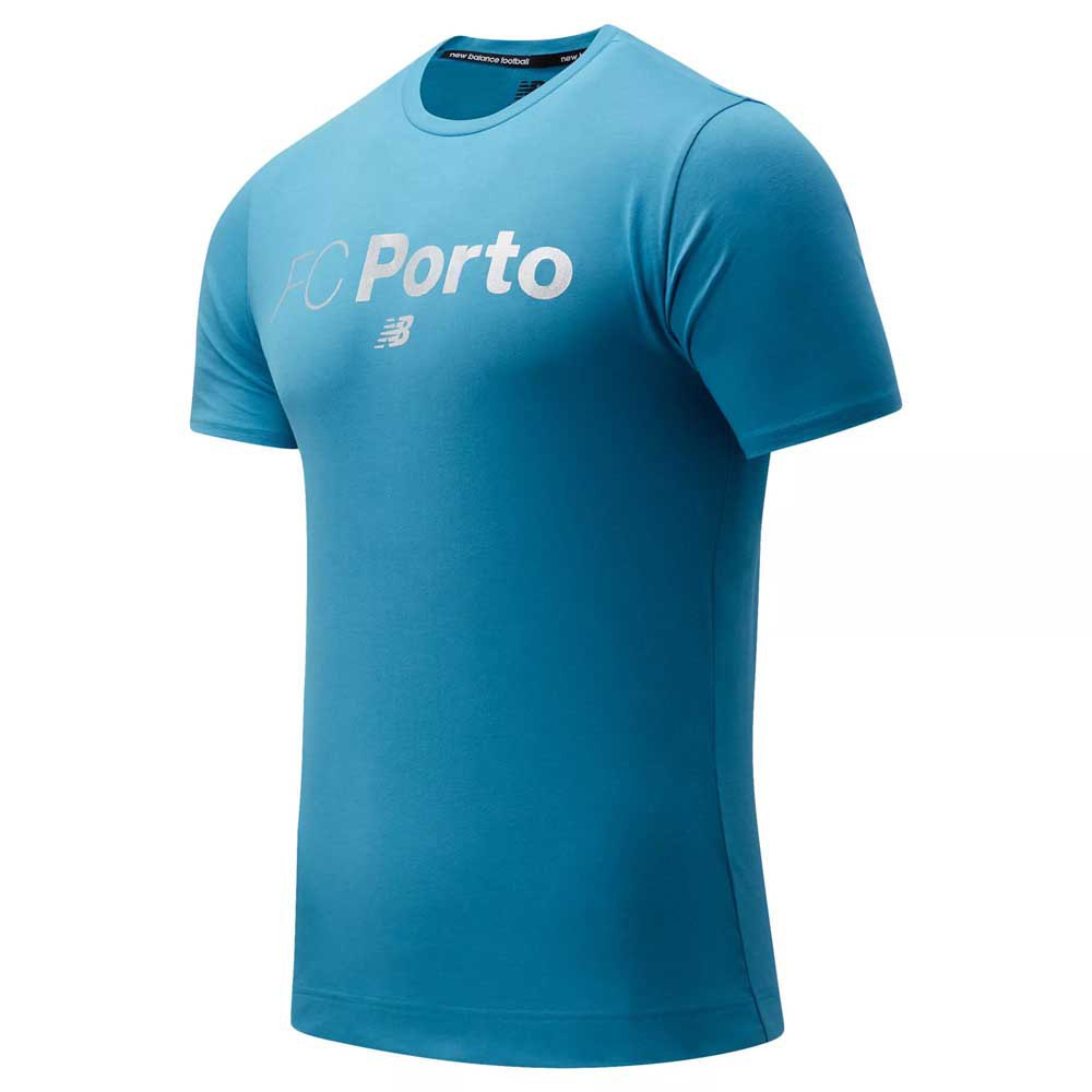 New Balance Camiseta Manga Corta Fc Porto 21/22 Graphic Blue