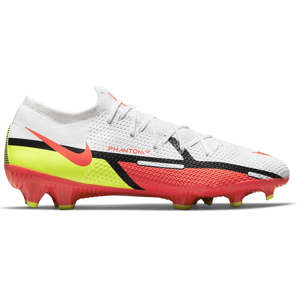 Nike Botas Futbol Phantom Gt2 Pro Fg White / Bright Crimson / Volt