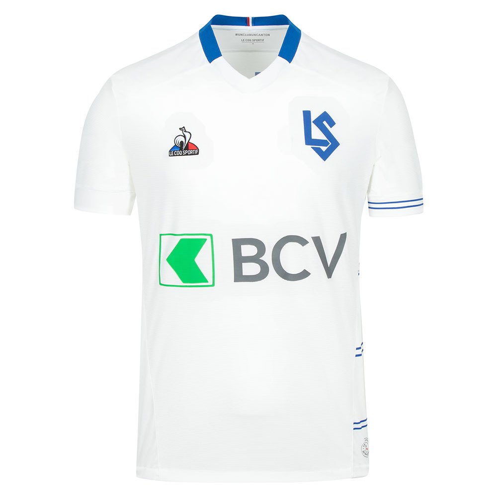 Le Coq Sportif Camiseta Lausanne Primera Equipación Sponsor New Optical White
