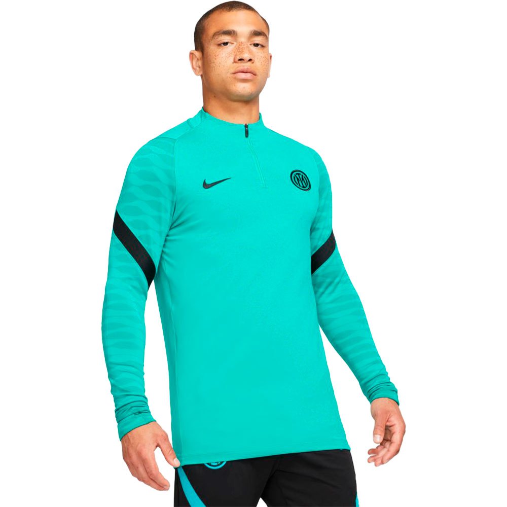 Nike Camiseta Manga Larga Inter Milan Strike Drill 21/22 Turbo Green / Black / Black