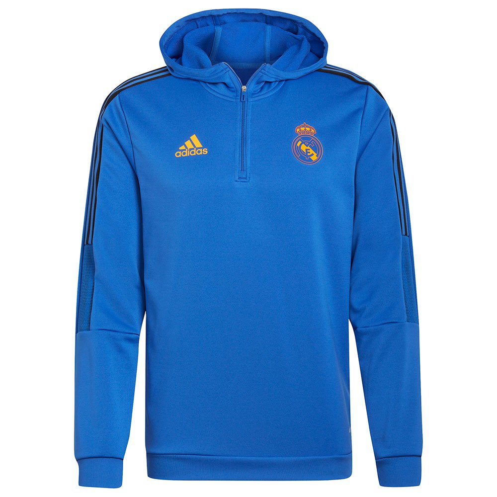 Adidas Sudadera Con Capucha Real Madrid 22/23 Hi-Res Blue S18