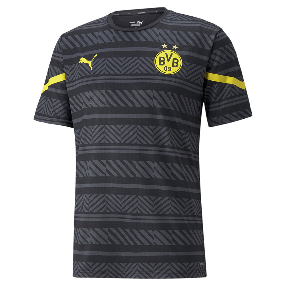 Puma Camiseta Manga Corta Borussia Dortmund 22/23 Pre Partido Puma Black / Cyber Yellow