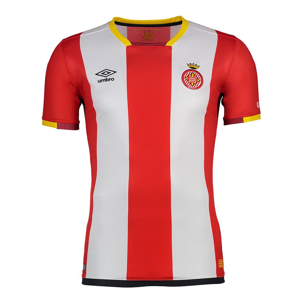 Umbro Camiseta Girona Fc Primera Equipación 17/18 Júnior 8 Years Red / White