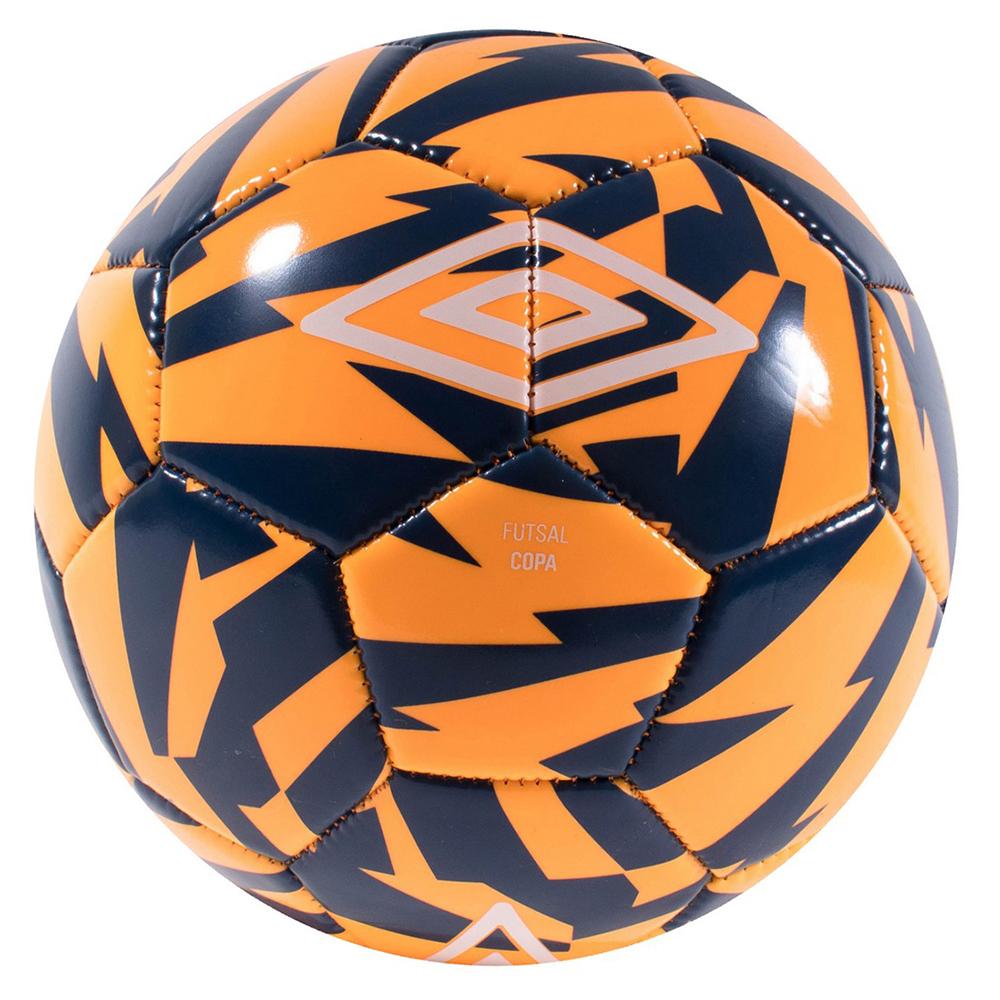 Umbro Balón Fútbol Sala Copa 4 Shocking Orange / Navy Peony / White