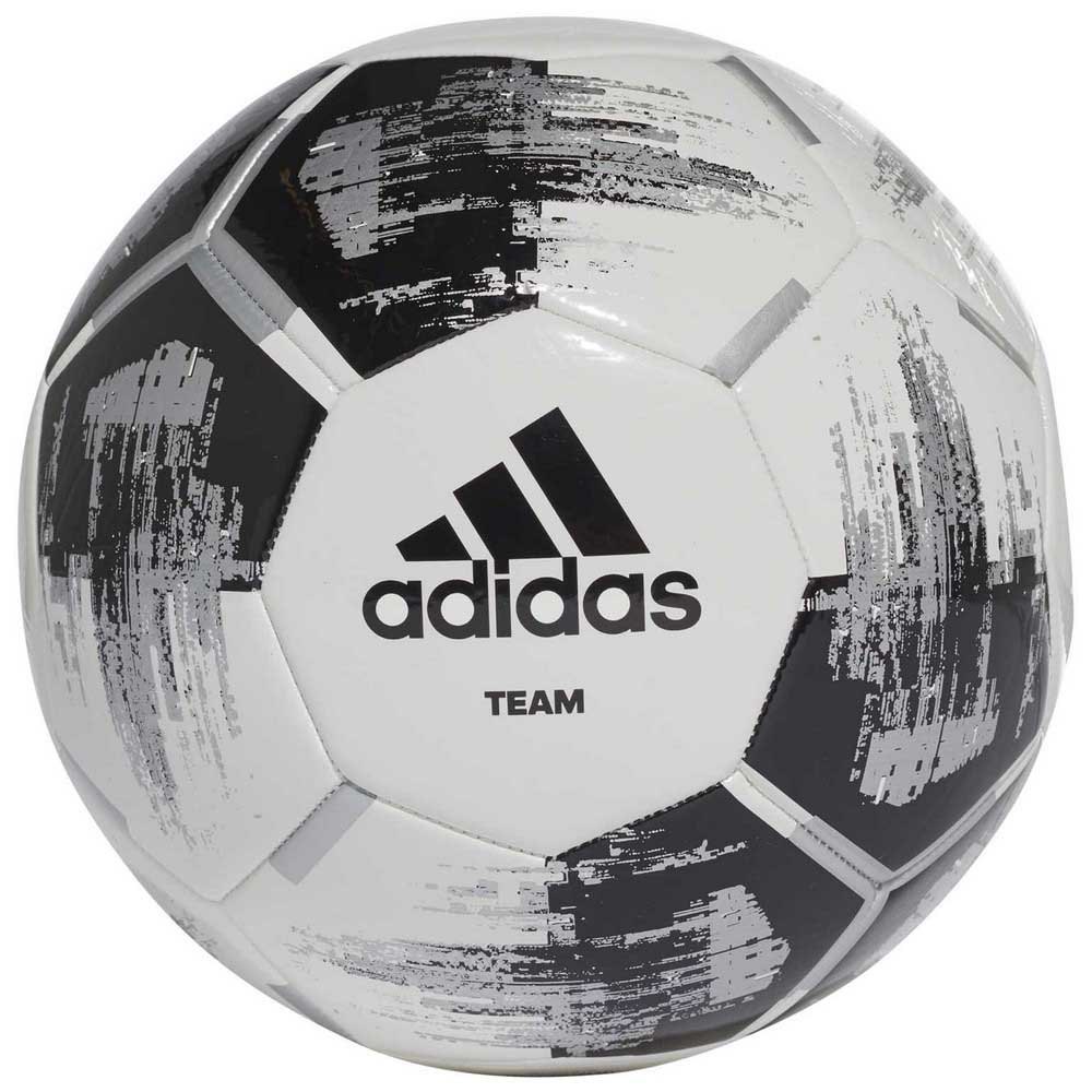 Adidas Balón Fútbol Team Glider 5 White / Black / Metal Silver