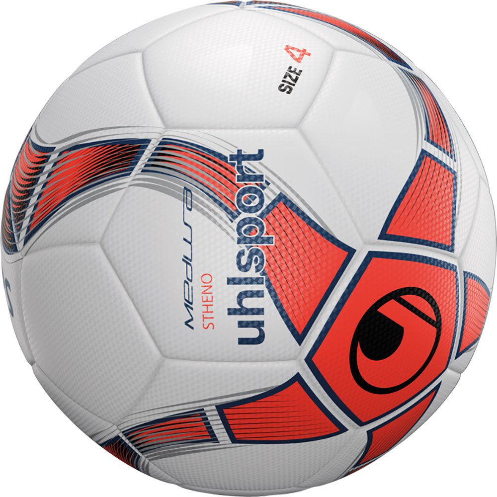 Uhlsport Balón Fútbol Medusa Stheno 4 White / Fluo Red / Navy