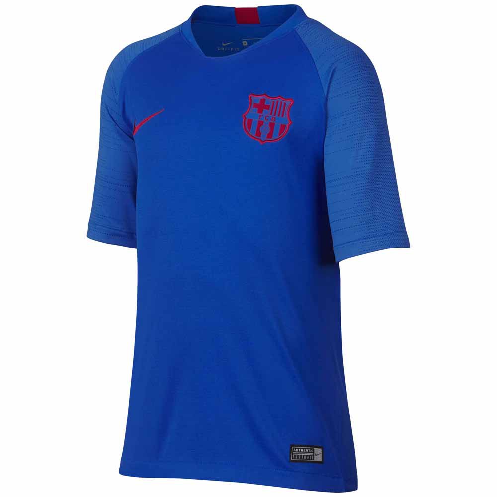 Nike Camiseta Fc Barcelona Breathe Strike 19/20 Junior 7-8 Years Lyon Blue / Lyon Blue / Noble Red