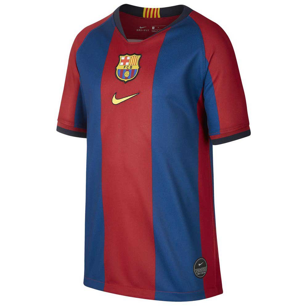 Nike Camiseta Fc Barcelona Breathe Stadium El Clasico 19/20 Junior 8-9 Years Gym Blue / Canary