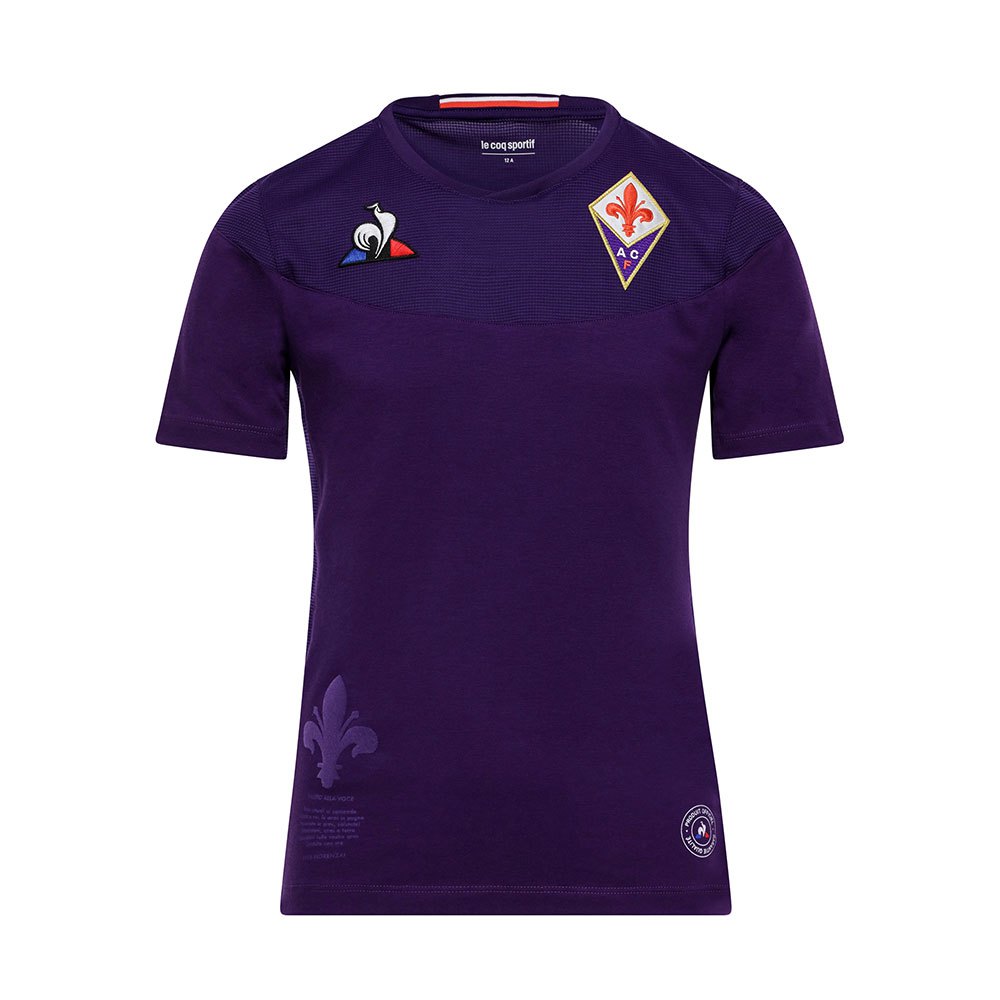 Le Coq Sportif Camiseta Ac Fiorentina Primera Equipación 19/20 Júnior 4 Years Cyber Grape / Cyber Grape Intense