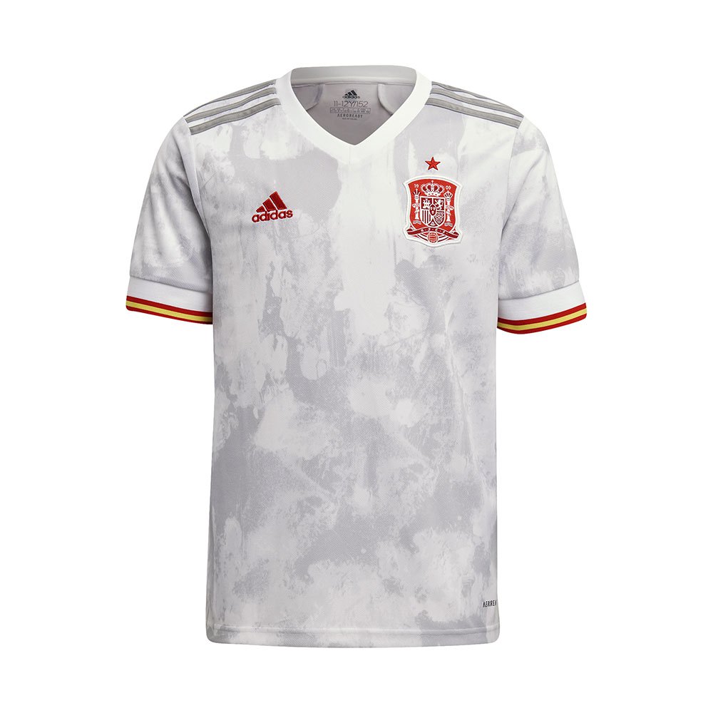 Adidas Camiseta España Segunda Equipación 2020 Júnior White / Lgh Solid Grey
