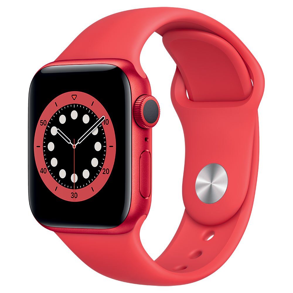 Apple Watch Series 6 40 mm aluminio rojo correa deportiva rojo (RED)
