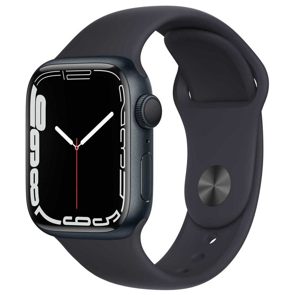 Apple Watch Series 7 4G 41mm Aluminium Sport Band Black